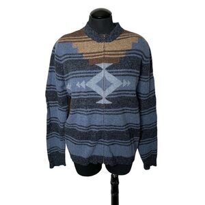 WoolRich Western Chevron 100% Wool Sweater - Men’s XL